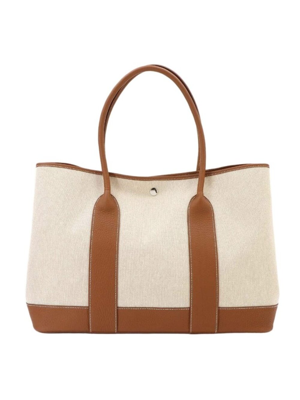Hermes Neo Garden Party 41 Voyage Tote Bag Toile H Negonda Ecru
